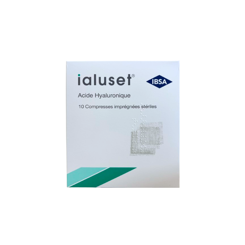Ialuset compresse acide hyaluronique x10