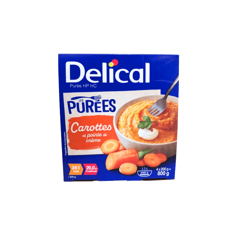 Purée hp hc delical carottes