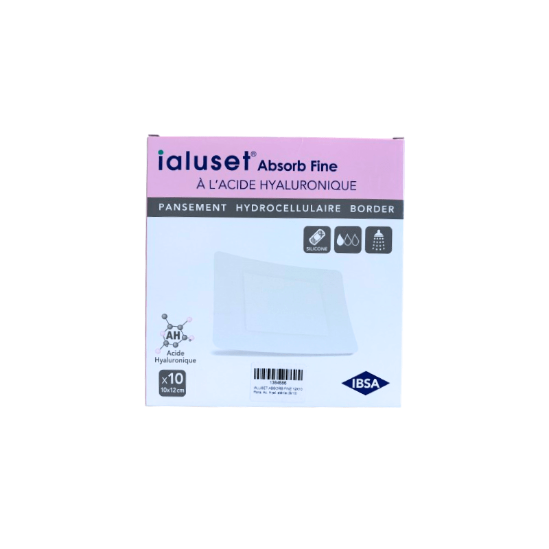 Pansement hydrocellulaire ialuset 10x12cm