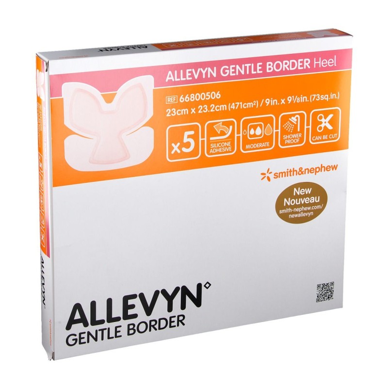 Pansement allevyn gentle border heel 23x23,2cm