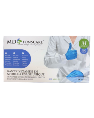 Gant d'examen nitrile non poudrés md fonscare