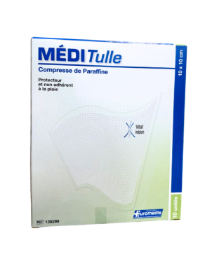 Tulle gras compresse stérile