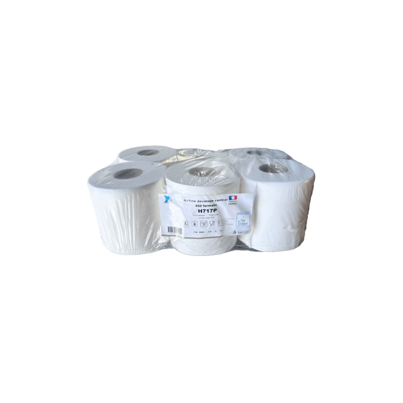 Bobines essuie-mains dévidage central pack de 6