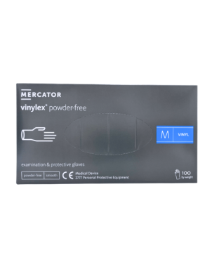 Gant d'examen vinyle non poudrés mercator taille M