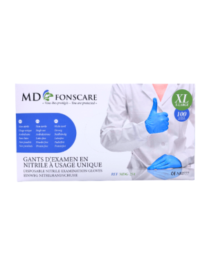 Gants d'examen nitrile non poudrés XL