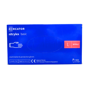 Gant d'examen nitrile non poudrés mercator