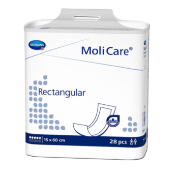 Couche droite rectangulaire 5 gouttes hartmann