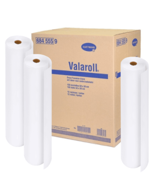 Draps d'examen lisses hartmann carton de 12 rouleaux livraison hors var