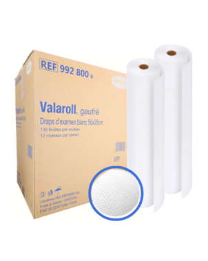 Draps d’examen gaufrés  - 135 formats 50 x 35 cm - Hartmann  Livraison Hors var