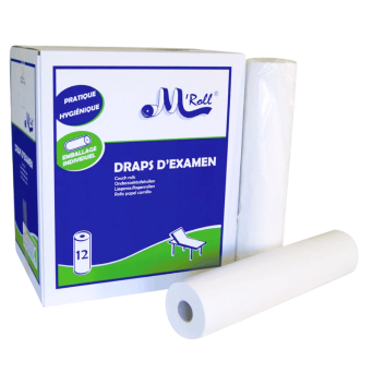 Draps d'examen lisses 135 formats 50 x 35cm